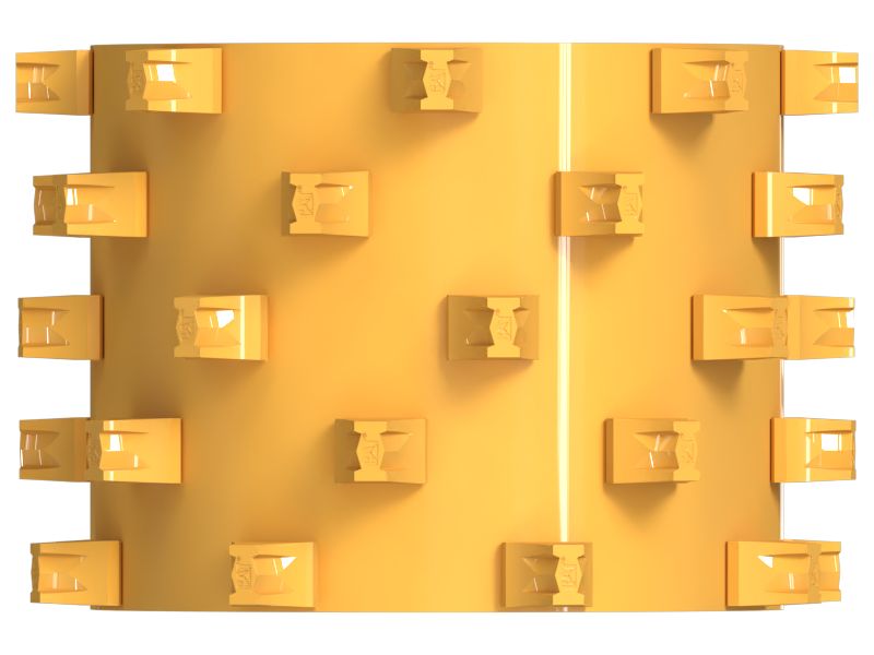 1670mm Inner Diameter Compactor Outer Wheel