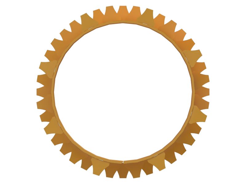 1670mm Inner Diameter Compactor Outer Wheel