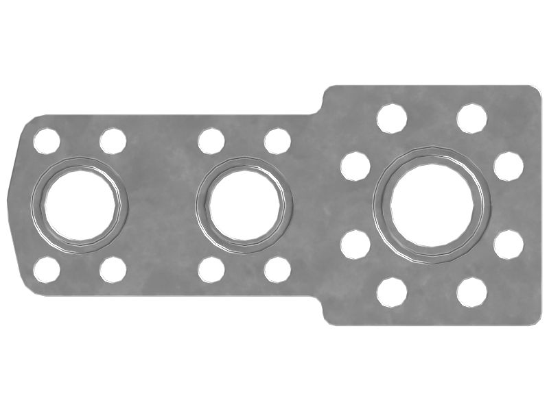 186-9425: 3 Valve Implement Lines Adapter 1869425 купить