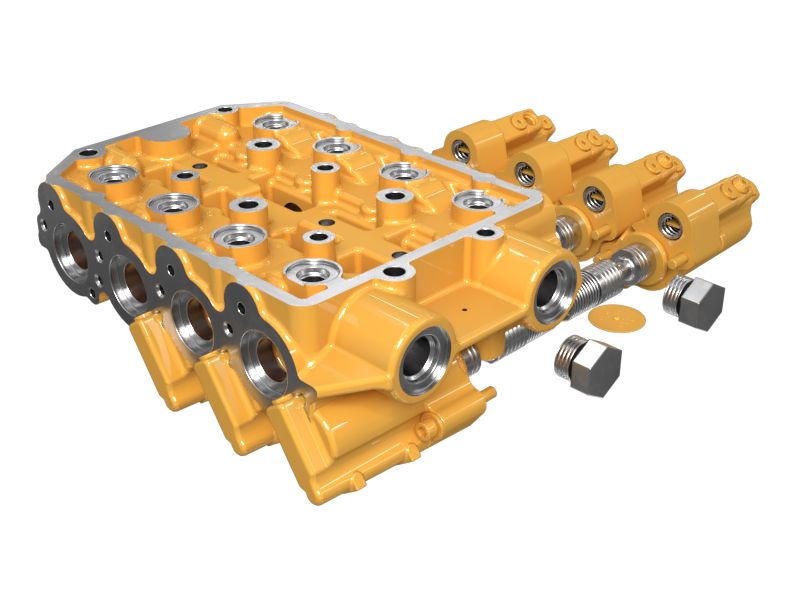 БЛОК КЛАПАНА ПРЕД.