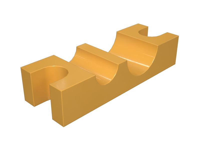 Hydraulic Hose Saddle Block