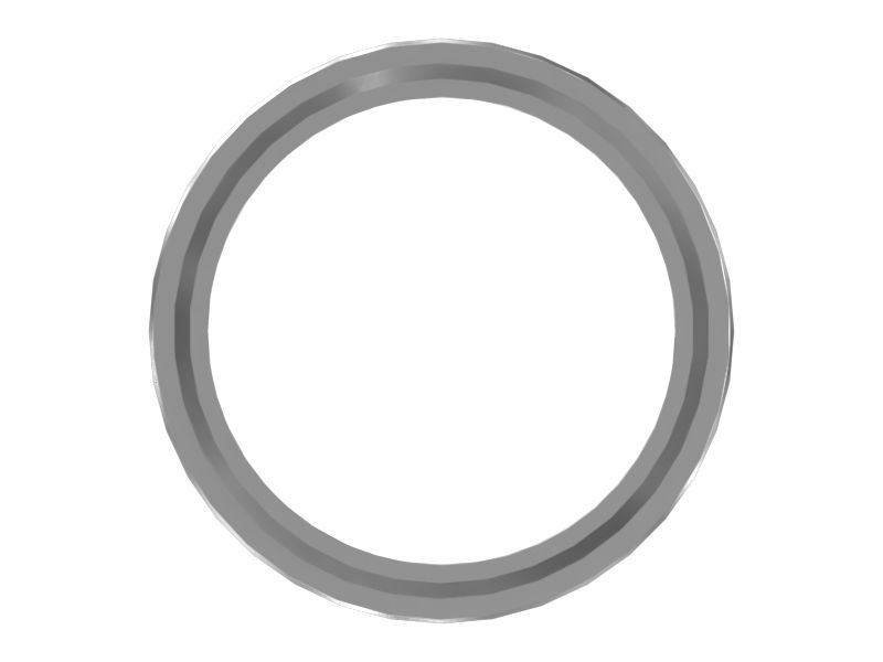 Вставная грязесъемная манжета с внутренним диаметром 45 мм