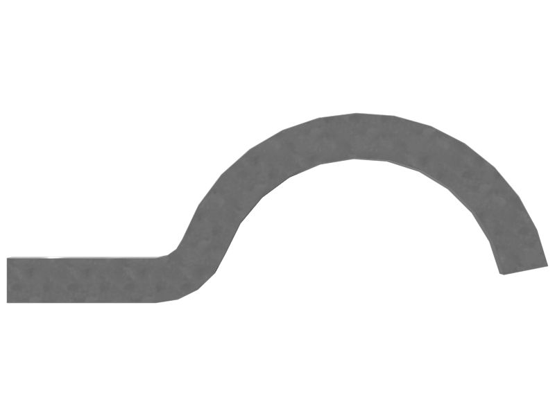 51.6mm Diameter Tube Half Saddle Clamp