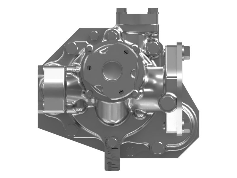 3T-1445: 3 Section Counter Clockwise Basic Gear Pump