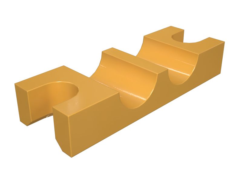574-6447: Hydraulic Hose Saddle Block