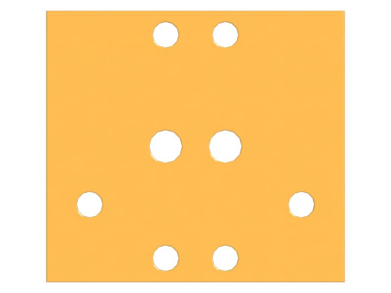 8mm Thick Check Valve Lines Mounting Plate