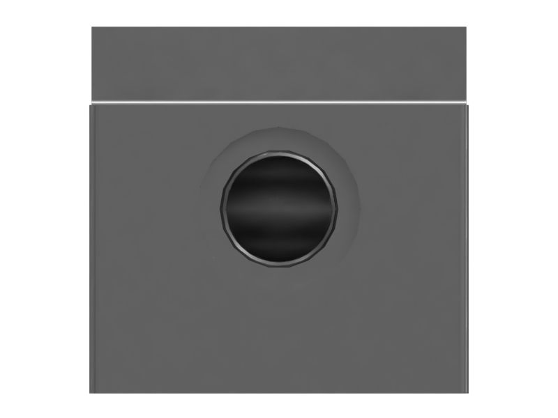 Stick Cylinder Line Support Block