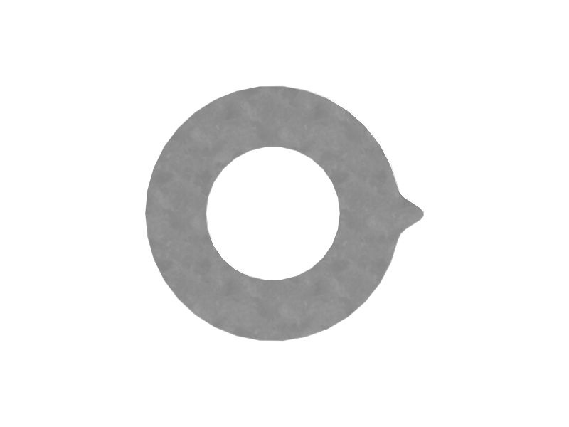 Стальная прокладка верхней рамы толщиной 1 мм