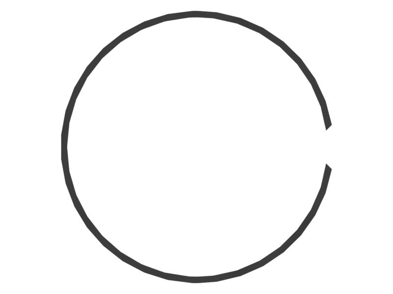 148.5mm Outer Diameter Cylinder Head Retaining Ring