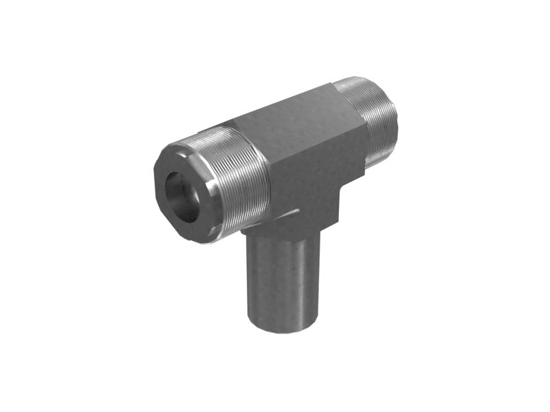 Тройниковый переходник с внутренней резьбой на ORFS