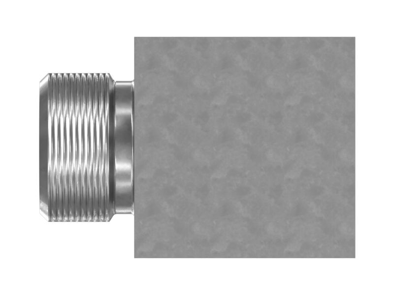 1/4" X 13/16" Hydraulic Lines Elbow Adapter