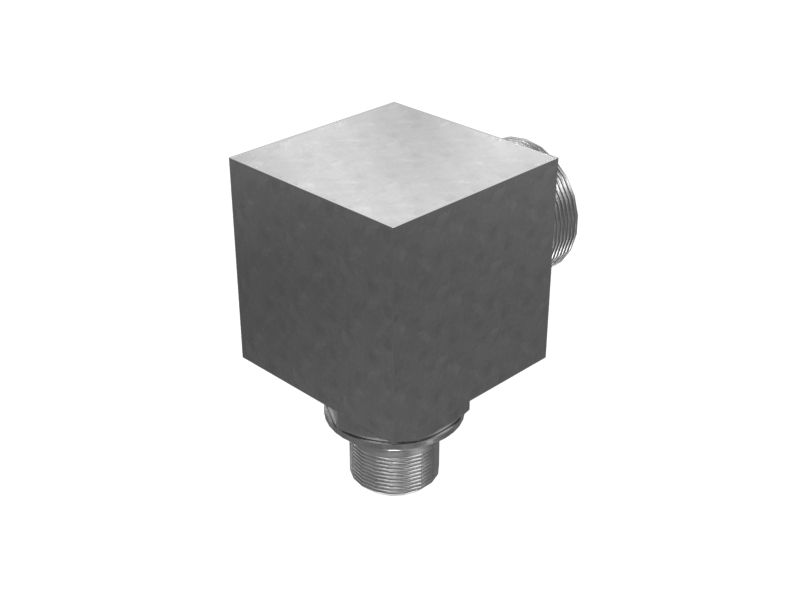 524-2776: 1/4" X 13/16" Hydraulic Lines Elbow Adapter