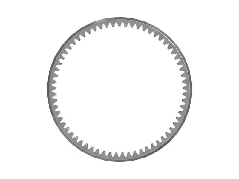 Стальной зубчатый венец с наружным диаметром 395,00 мм