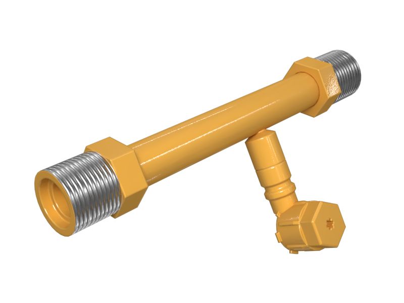 253-4782: Патрубок в сборе