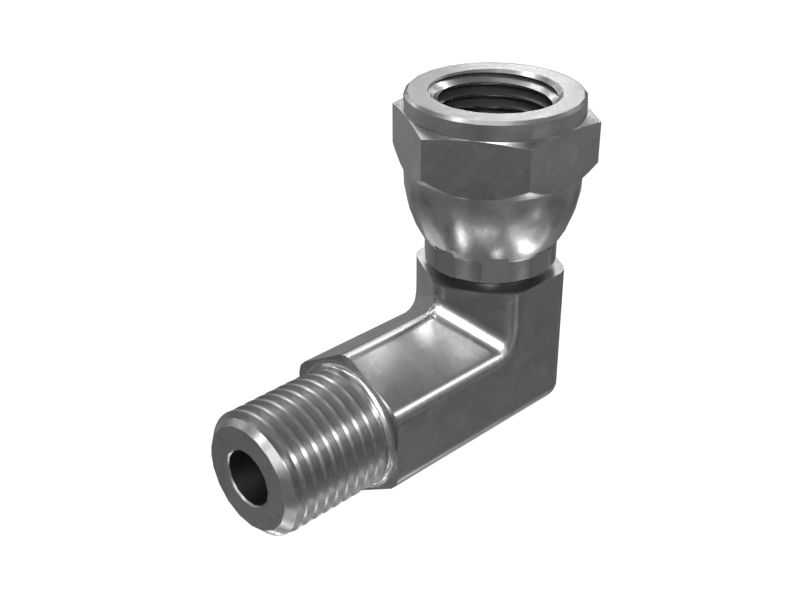 M10x1-6H x M10x1-6g 90 Degree Elbow Adaptor