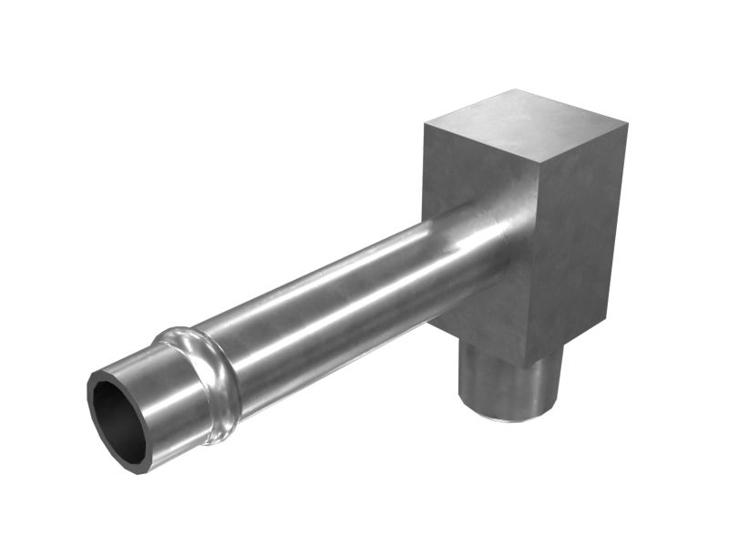 1/8" 90 Degree Fuel Line Elbow Adapter