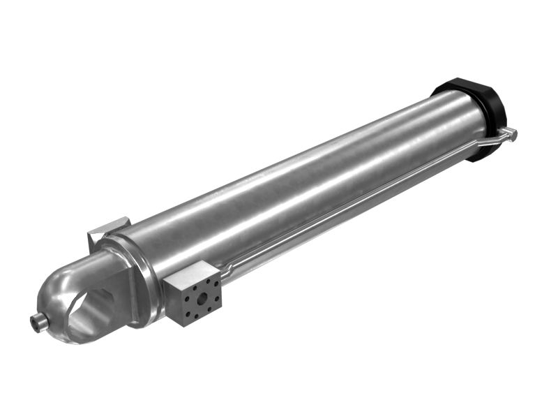 438-9384: Патрубок гидроцилиндра в сборе