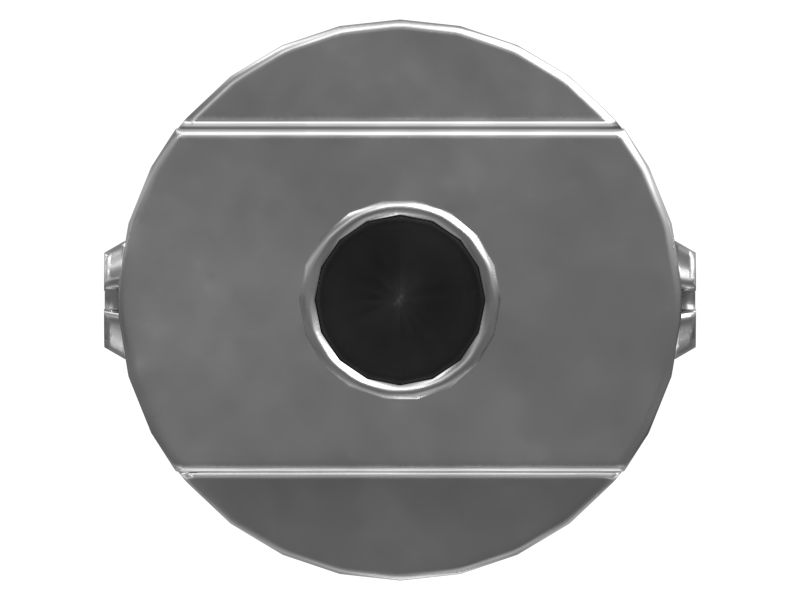 399-9437: 371 mm lang fjærdemper