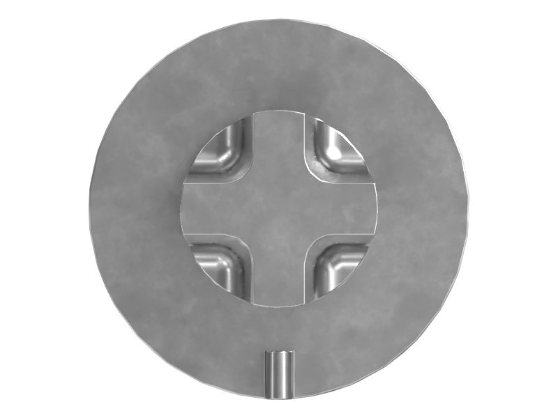 Наружный диаметр 9,8 мм чашечная заглушка без резьбы