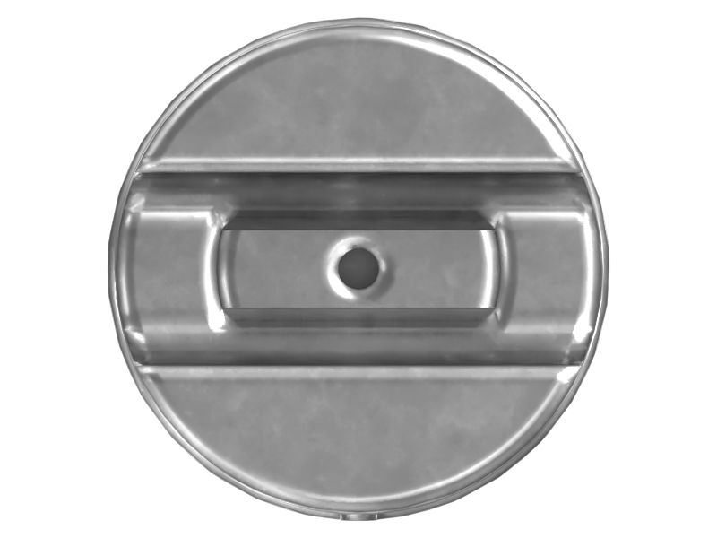 Дюймовый установочный винт с овальным концом