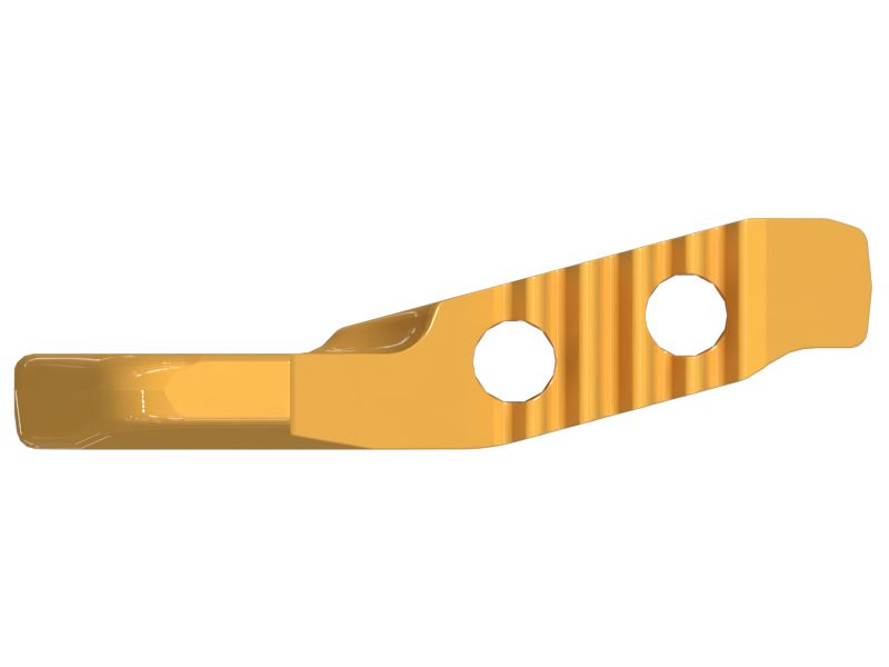 Замыкающее звено гусеничной ленты