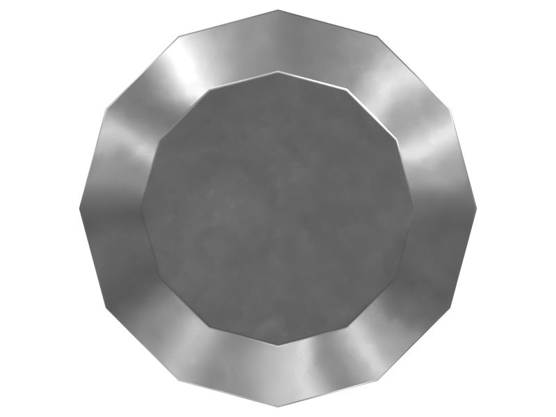 Прямая стальная соединительная шпилька длиной 91 мм