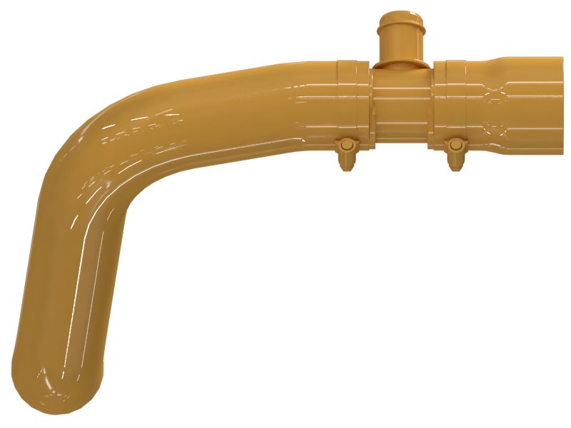 ШЛАНГ РАДИАТОРА В СБОРЕ