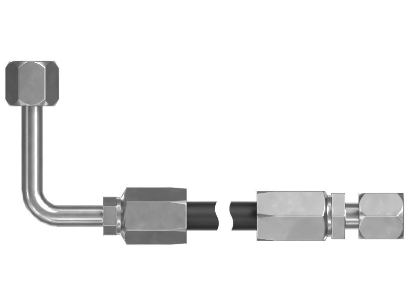 Medium Pressure High Temperature Teflon Lined Hose Assembly