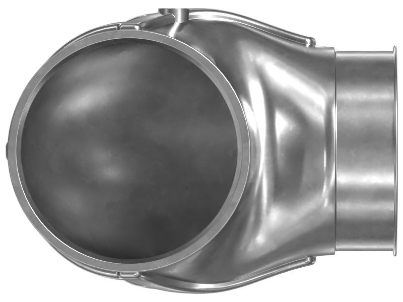 КОЛЕНЧАТЫЙ ПАТРУБОК В СБОРЕ РЕДУКТОРА