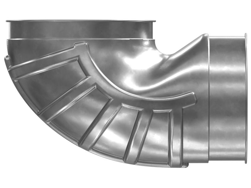 КОЛЕНЧАТЫЙ ПАТРУБОК В СБОРЕ РЕДУКТОРА