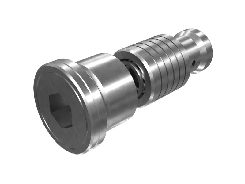 568-9972: M22 Thread Spring Loaded Check Valve