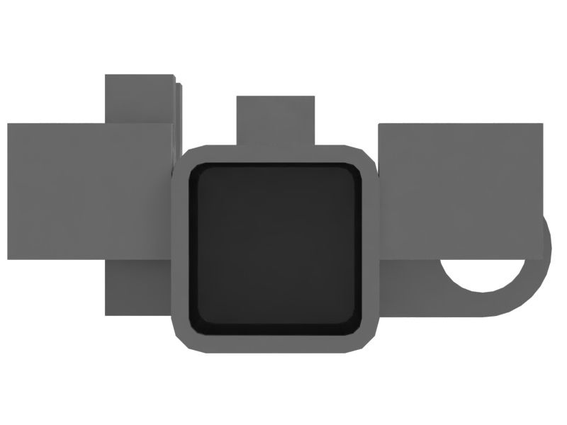 Опора заднего ограждения и защиты радиатора