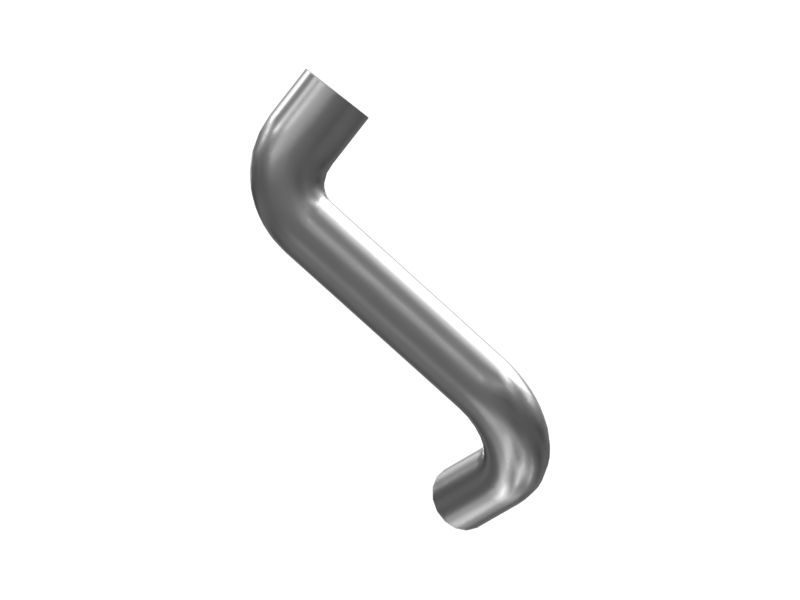 ШЛАНГ ВОЗДУШНОГО ПОСЛЕДОВАТЕЛЬНОГО ОХЛАДИТЕЛЯ В СБОРЕ