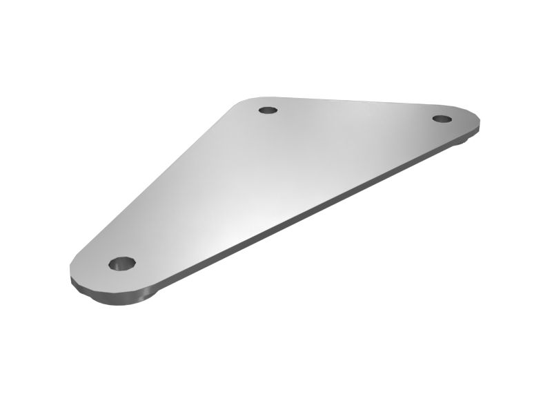 Пластина переднего левого крыла