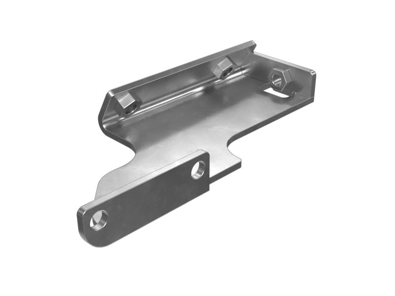 Кронштейн ограждения направляющего колеса