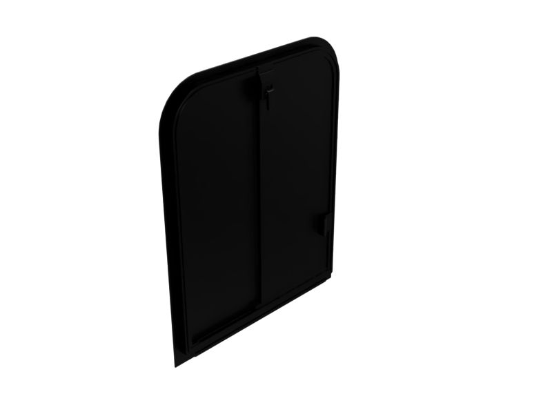 Left-Hand Cab Door Window