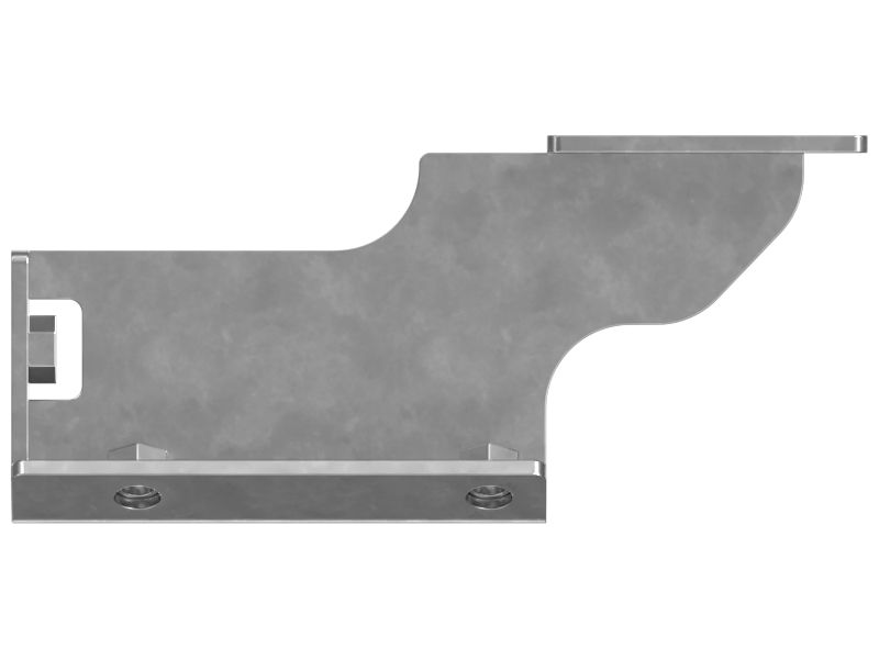 Кронштейн ограждения направляющего колеса