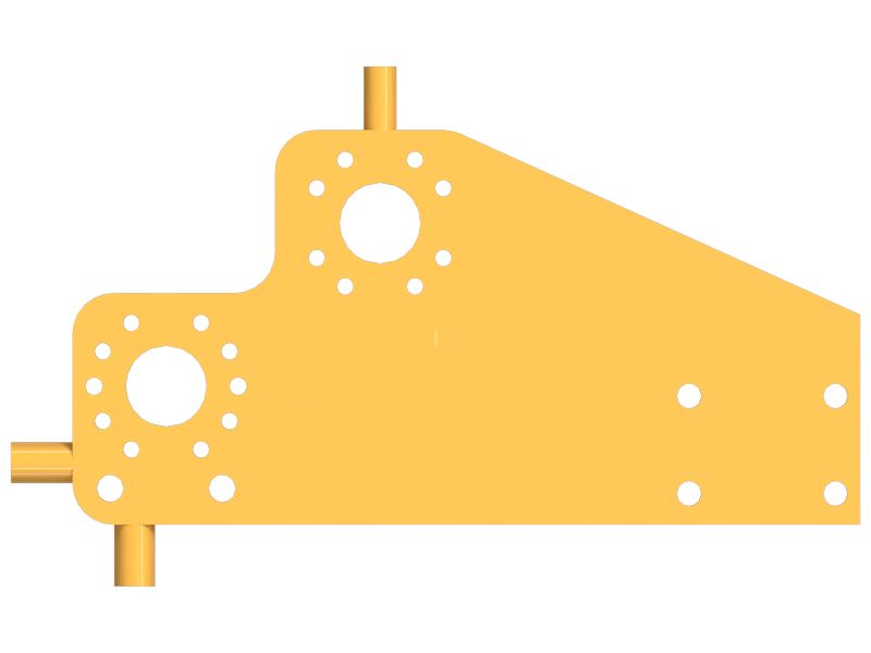8X-8240: Hydraulic Hose Mounting Plate 8X8240 купить