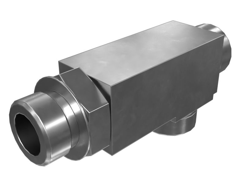 563-5726: 1-7/16-12 X 1-5/16-12 Tee-Adapter