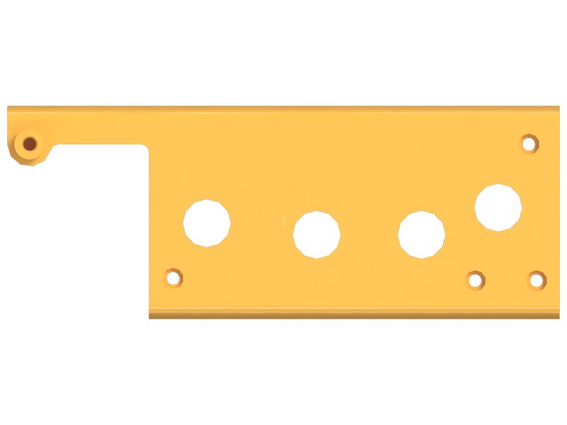 5mm Thick Steering Lines Hose Mounting Plate