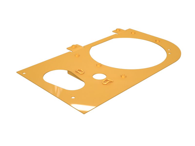589-0463: Cabin Sweep Guard Mounting Plate