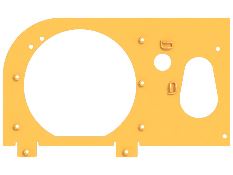 Cabin Sweep Guard Mounting Plate