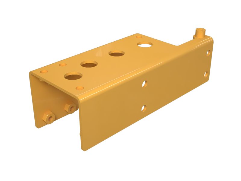 585-1573: 5mm Thick Steering Lines Hose Mounting Plate