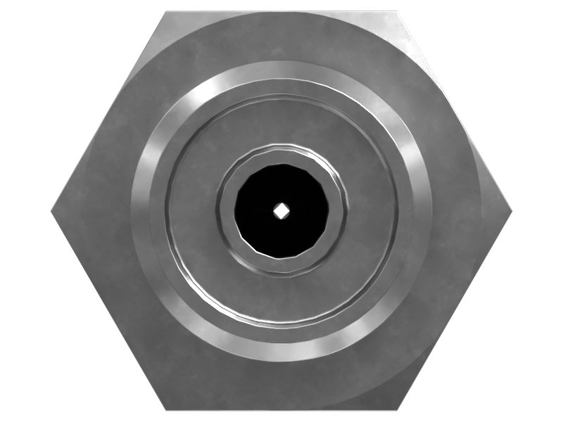 Прямой переходник жиклера 9/6".