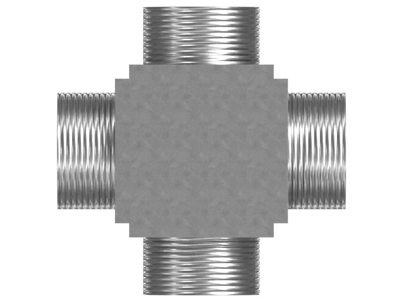261-7957: 1-3/16-12 External Thread Adapter Cross 2617957 купить