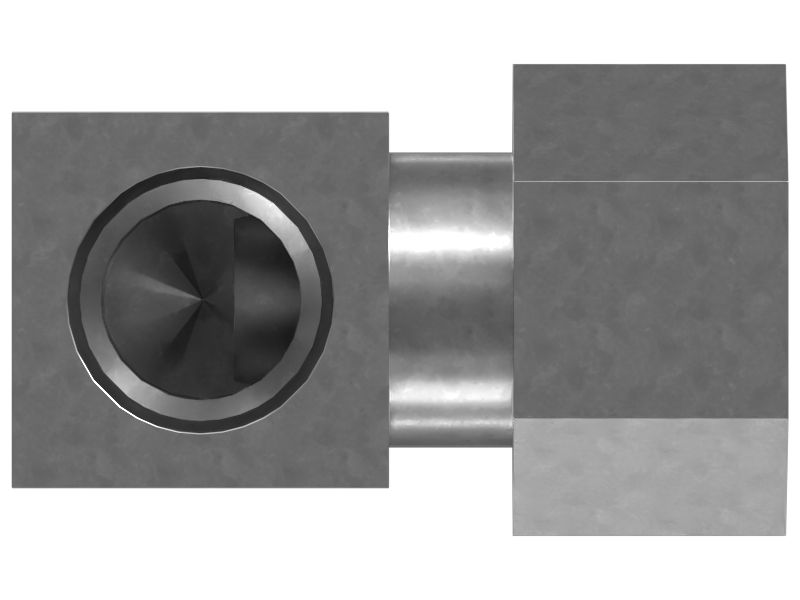 КОЛЕНЧАТЫЙ ПАТРУБОК 90-ГРАДУС.