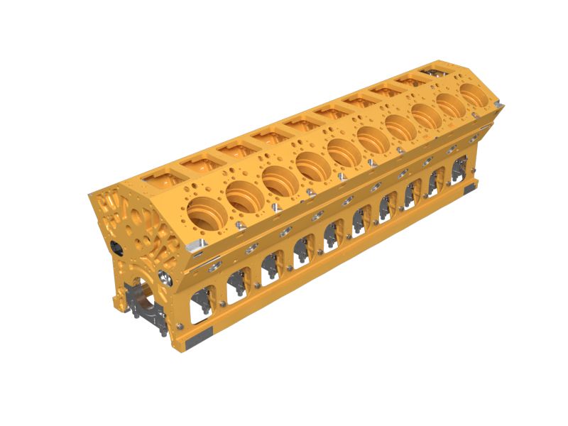 370-4044: БЛОК ЦИЛИНДРА В СБОРЕ