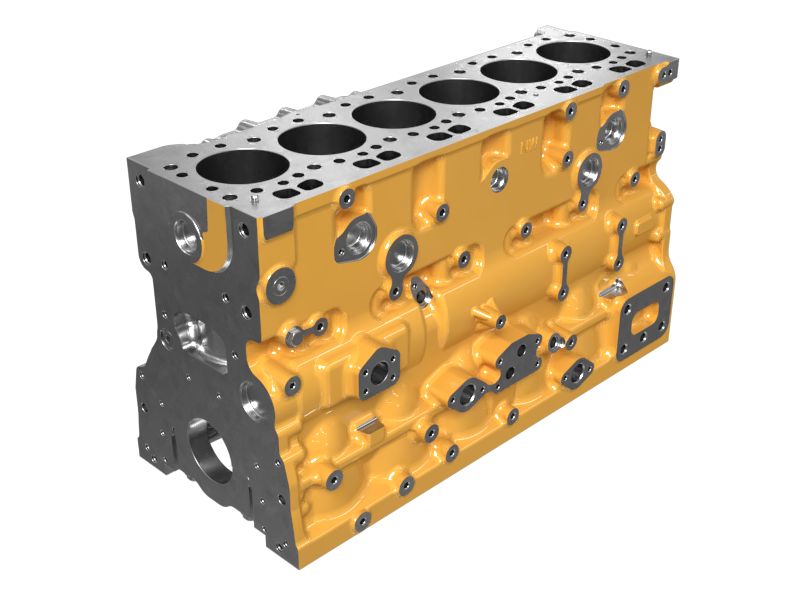 БЛОК ЦИЛИНДРОВ В СБОРЕ