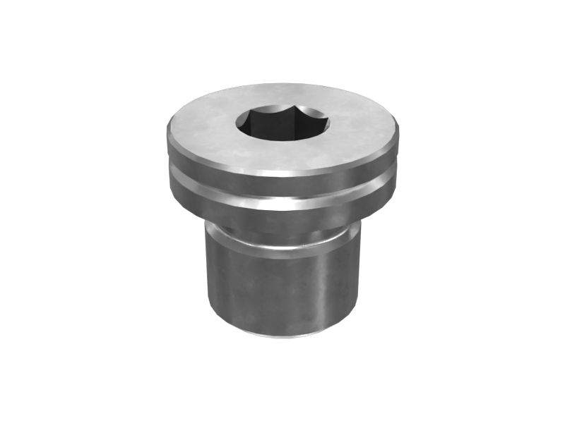 ЗАГЛУШКА С МЕТРИЧЕСКОЙ РЕЗЬБОЙ