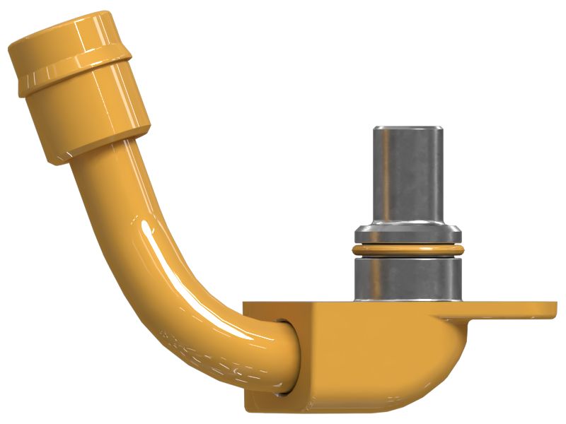 422-2218: Steel Crankcase Breather Pipe
